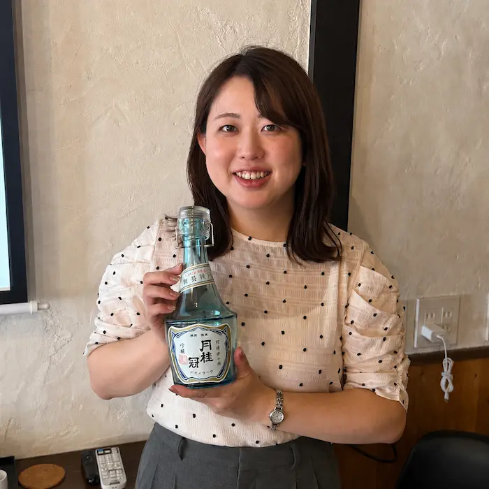 Our sake expert Nanase